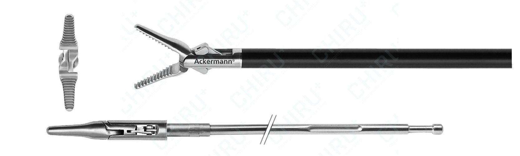 REDDICK grasping forceps, Ø 5.0 mm, 330 mm, Xpress Lock™
