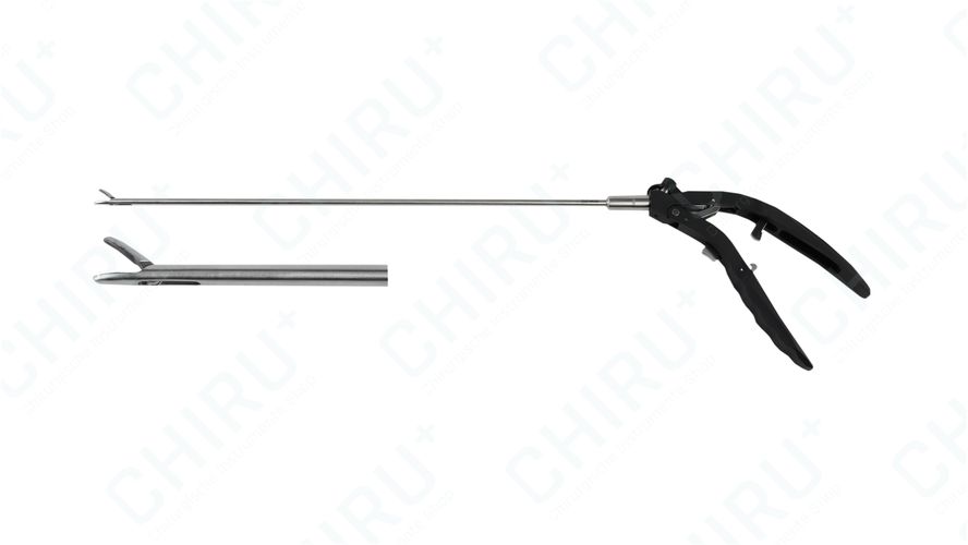 Nadelhalter mit abgewinkeltem Axialgriff, rechts gebogen, Ø 5 mm Nadelhalter mit abgewinkeltem Axialgriff, rechts gebogen, Ø 5 mm