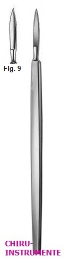 DIEFFENBACH Skalpell, 13cm, Fig. 9