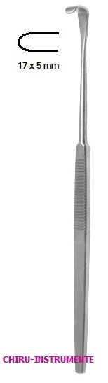 MINI-LANGENBECK Wundhaken, 17x5mm, 16cm MINI-LANGENBECK Wundhaken, 17x5mm, 16cm