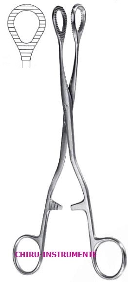 HEYWOOD-SMITH ovarian forceps, 21 cm (8 ¼")