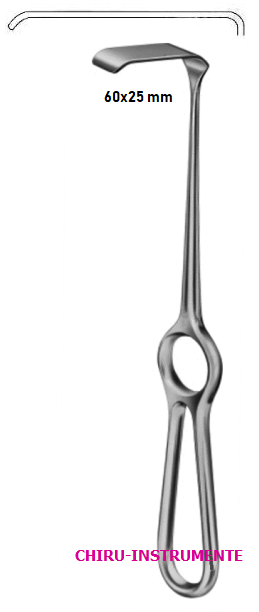 KOCHER retractor, 60 x 25 mm, 23 cm (9")