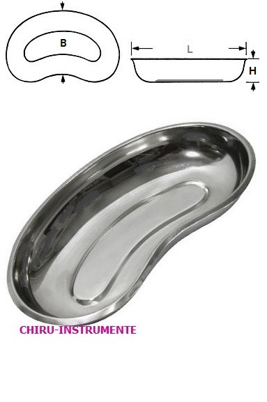Nierenschale, 400x200x60mm, 1,5L Nierenschale, 400x200x60mm, 1,5L