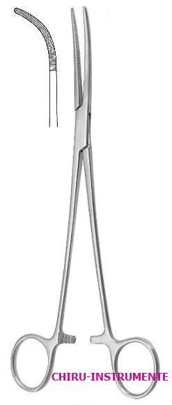 RUMEL Präparier-/ Ligaturklemme, Fig. 4, 24 cm