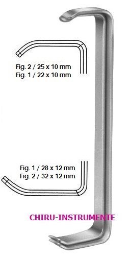 FARABEUF Wundhaken, Fig. 2, 12cm