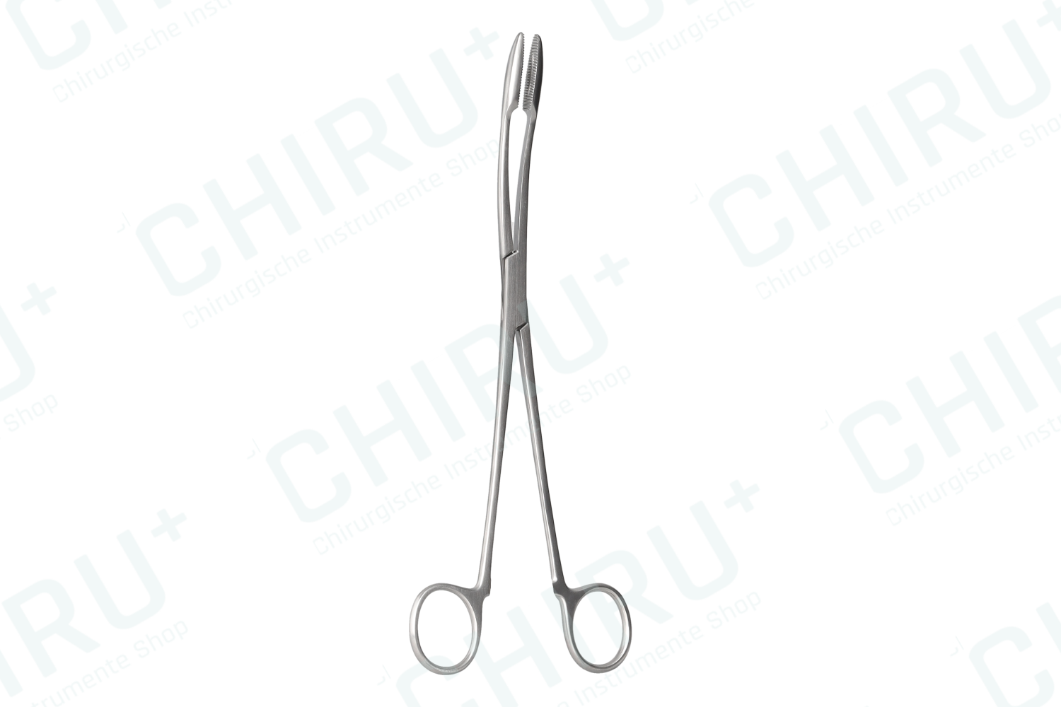 GROSS-MAIER dressing forceps, curved, without lock, 25 cm (10")