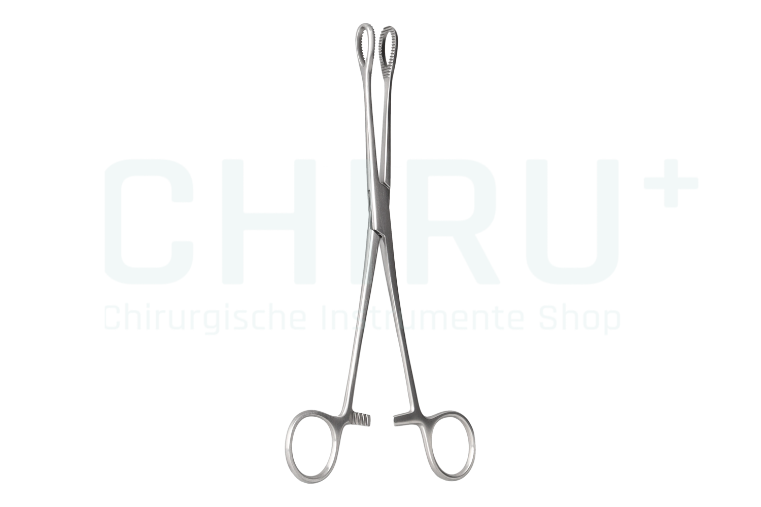 FOERSTER sponge holding forceps, 18 cm (7"), serrated, straight FOERSTER sponge holding forceps, 18 cm (7"), serrated, straight