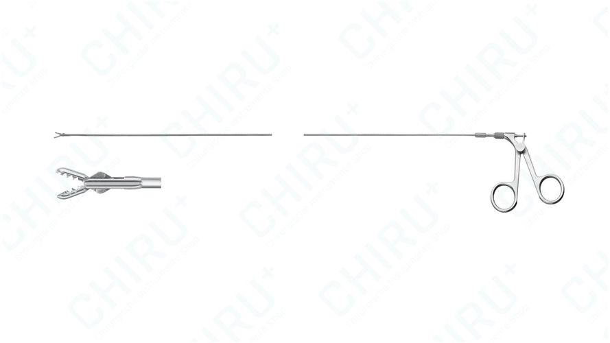 Greifzange für Steinfragmente, 3 Fr., 600 mm  Greifzange für Steinfragmente, 3 Fr., 600 mm