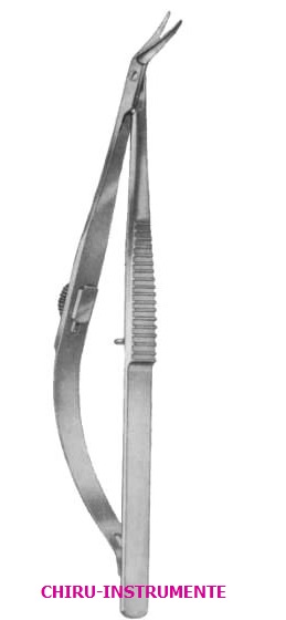 TROUTMAN-CASTROVIEJO corneal scrissors, 11 cm (4 ¼"), blunt, right