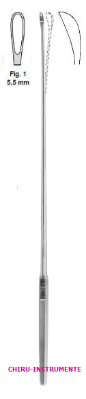 LUER-KOERTE gall stone scoop, fig. 1, 5.5 mm, 32 cm (12 ½")