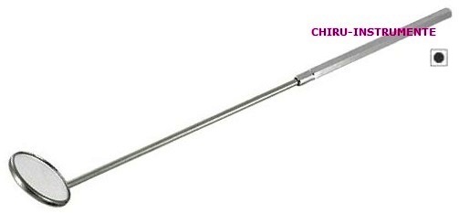 LARYNX mirror with handle, fig. 8, 26 mm