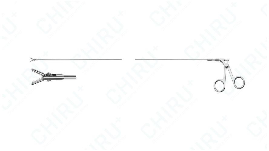 Fasszange, gezahnt, doppelbeweglich 5 Fr., 400 mm AL Fasszange, gezahnt, doppelbeweglich 5 Fr., 400 mm AL