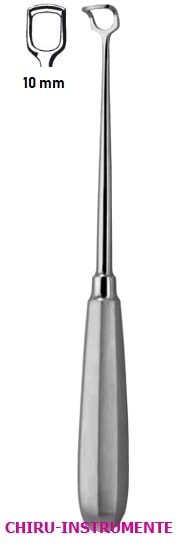 BECKMANN Ringmesser, gebogen, Fig. 6, 23 mm, 22 cm, 8 3/4" 