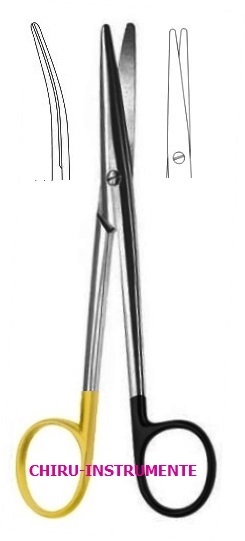 MAYO-STILLE Schere, gebogen, 17 cm, Hartmetall (TC), Supercut (SC)