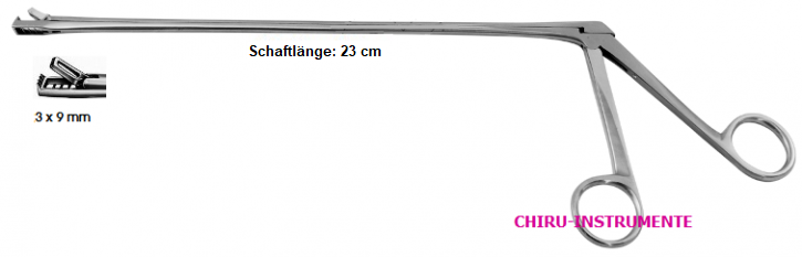 KEVORKIAN Biopsiezange, 3 x 9 mm, 25 cm  KEVORKIAN Biopsiezange, 3 x 9 mm, 25 cm