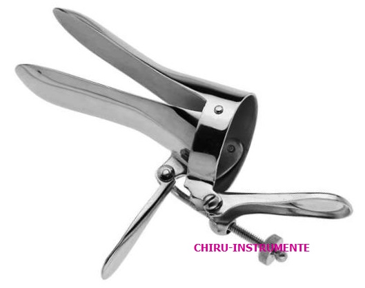 CUSCO Scheidenspekulum, 37 x 90 mm, seitliche Schraube, flach