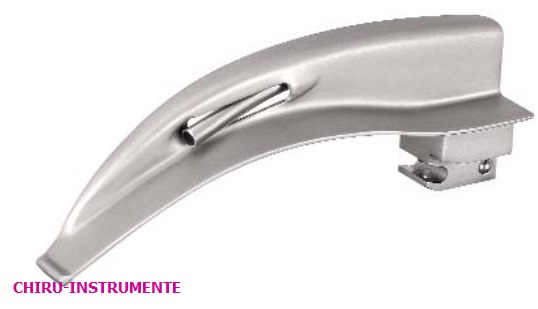 MACINTOSH Faser-Laryngoskopspatel, Fig. 4, 131 mm, matt