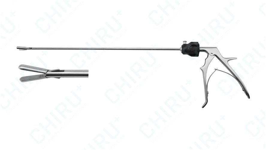 Endoskopische Clip Entfernzange, schwarz (ML/L), Townsend Griff, 280 mm Ø 10 mm für Polyclips™