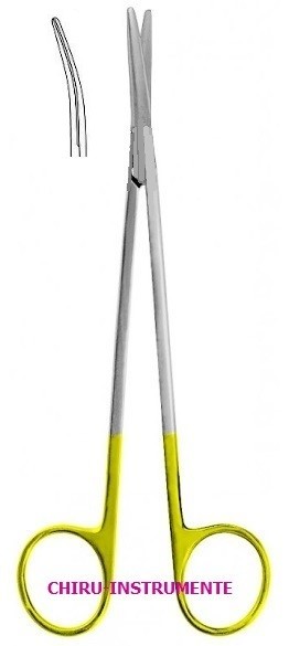 METZENBAUM Schere,gebogen, st./st., 28 cm, Hartmetall (TC) METZENBAUM Schere,gebogen, st./st., 28 cm, Hartmetall (TC)