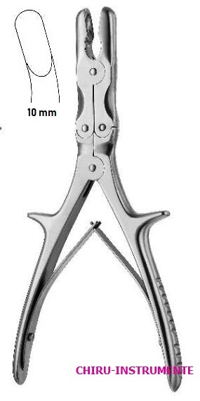 STILLE-LUER, Hohlmeisselzange, gebogen, 10mm, 26cm STILLE-LUER, Hohlmeisselzange, gebogen, 10mm, 26cm