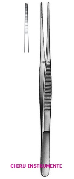 SEMKEN anatomische Pinzette, 18 cm,  gerade, mit Stift 