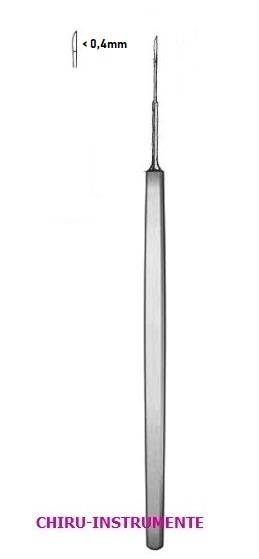 BOWMAN discission knife, 13 cm (5"), 0.4 mm