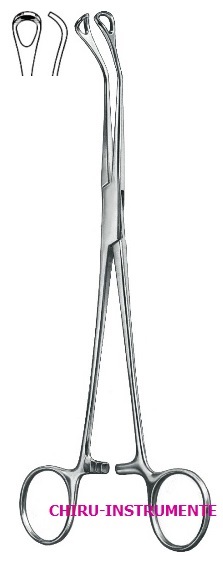 MAYO-BLAKE gall stone forceps, 20 cm (8"), curved