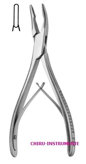 BEYER bone rongeur, 18 cm (7"), laterally curved