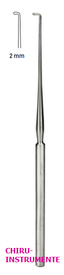 LUCAE Ohrhebel, geknöpft, Fig. 1, 2mm, 14cm