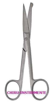 Incision scissors,  straight, sh/bl, 13 cm (5")
