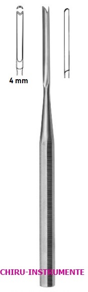 HAJEK/BALLENGER Hohlmeissel V-Form, 15cm, 4mm