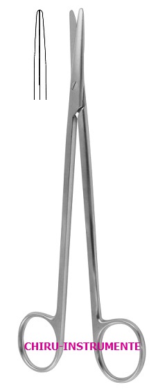 METZENBAUM Schere,gerade, st./st.,  18 cm, für Linkshänder