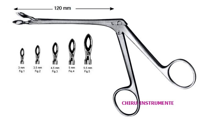 WEIL-BLAKESLEY, scharfe Nasenzange mit Hals, 19cm, Fig. 1, Maulbreite 3,0mm