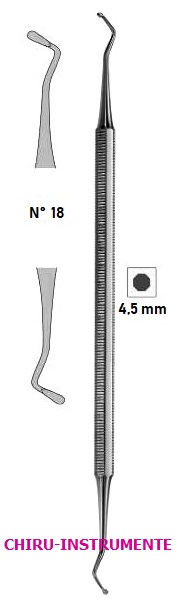 WHITE Exkavator, doppelendig, 17,5cm, Fig. 18