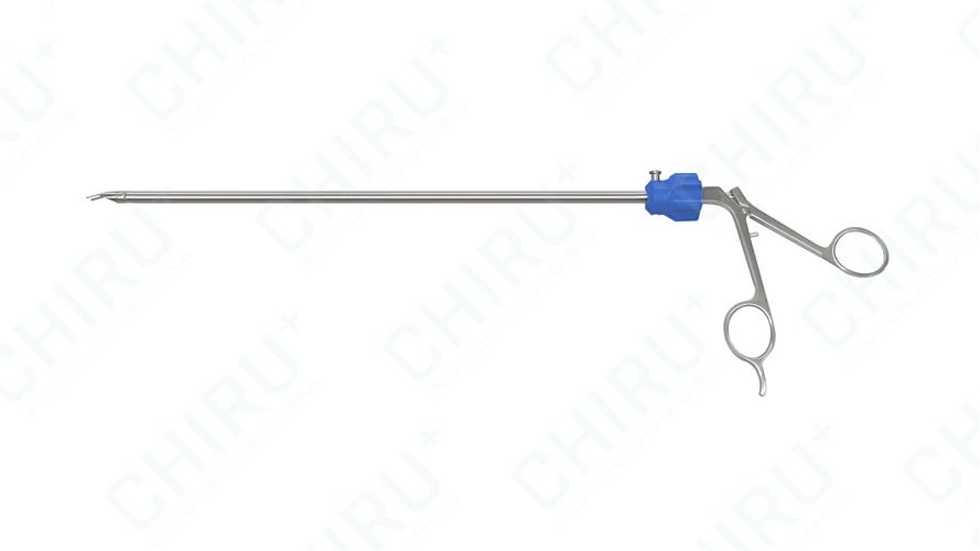 Endoskopische Clip Anlegezange, hellblau (M), Ringgriff, Ø 10 mm, 330 mm für Europclips™