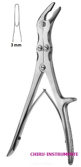 ECHLIN Hohlmeisselzange, 3x10mm, 23cm ECHLIN Hohlmeisselzange, 3x10mm, 23cm