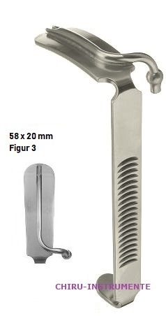 DAVIS-BOYLE Zungenspatel für Kinder, Fig. 3, 20x58mm, mit Rohr