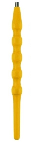 Mundspiegel-Kunstoff-Profilgriff, gelb, 13,5cm