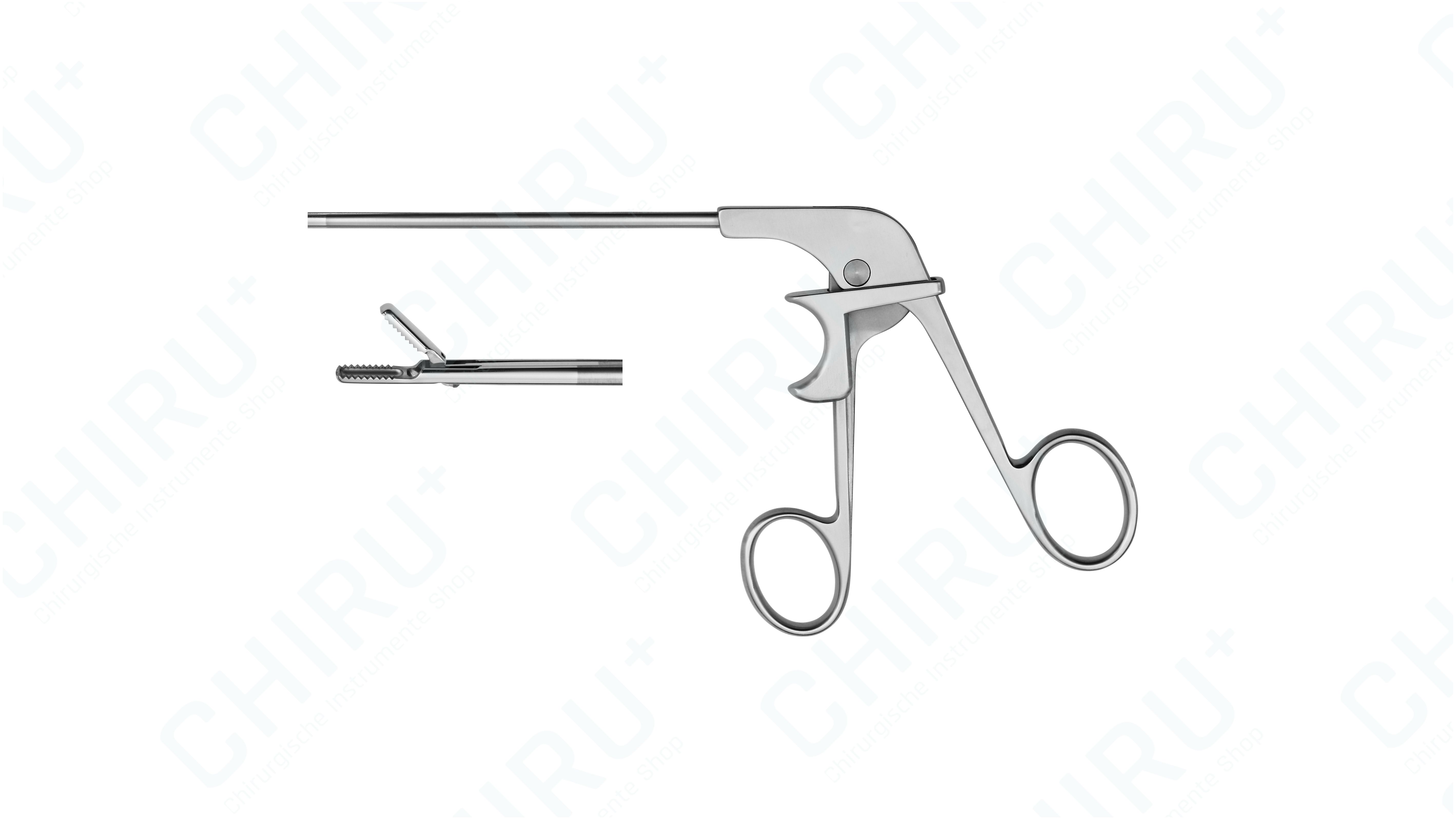 Fasszange, becherförmig, gerade mit Sperrengriff