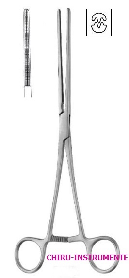 DEBAKEY multi purpose vascular clamps, straight, 23 cm (9")
