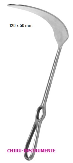 MIKULICZ Wundhaken, 120x50mm, 26cm MIKULICZ Wundhaken, 120x50mm, 26cm