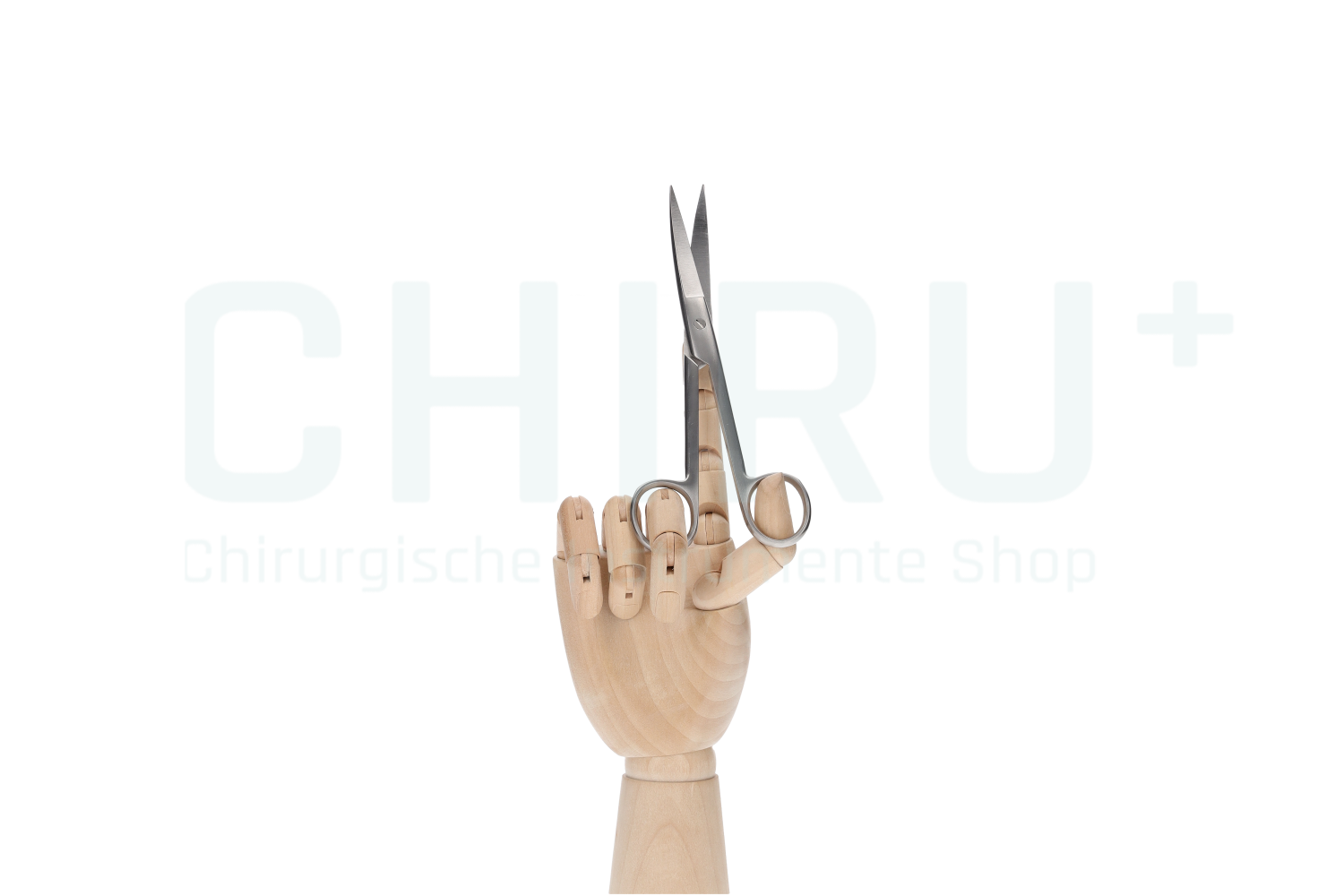 Chirurgische Schere, gebogen, sp./sp., 10,5 cm