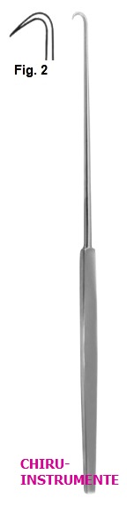 EMMET fistula hooks, fig. 2, 22 cm (8 ½")