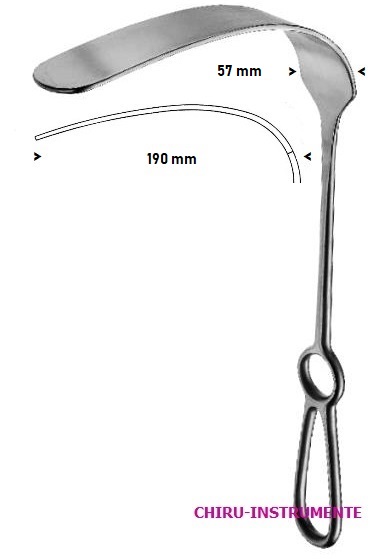 KELLY retractor, 27 cm (10 ½"), 190 x 57 mm