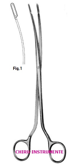 DESJARDINS Gallensteinzange, sehr schlankes Modell, 24cm, Fig. 1