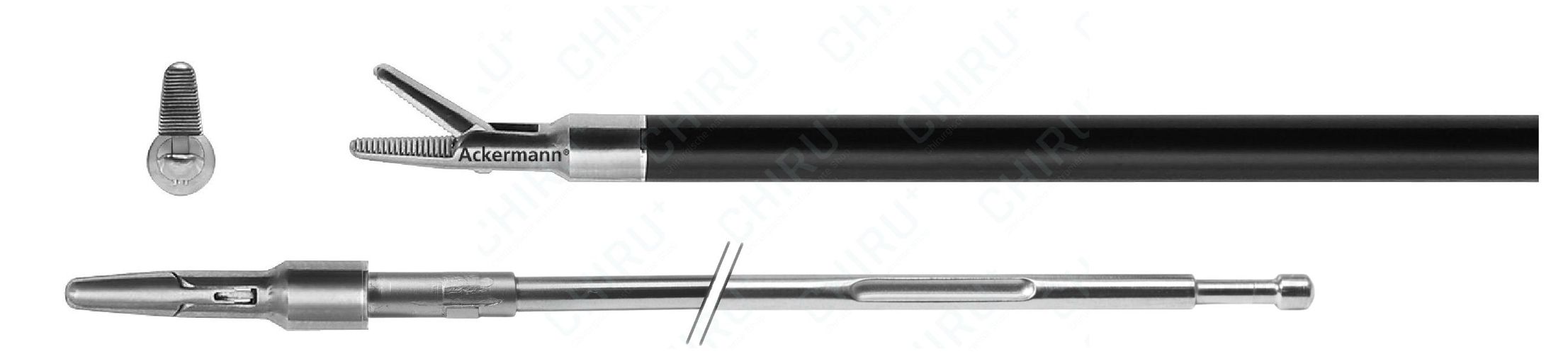 Nadelhalter, querverzahnt, fein, Ø 5 mm, 330 mm, XPress Lock™