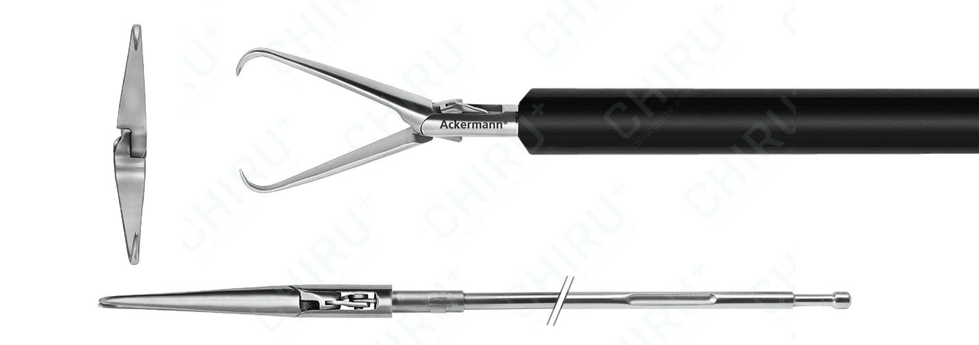 Tenaculum grasping forceps, Ø 10.0 mm, 330 mm, Xpress Lock™