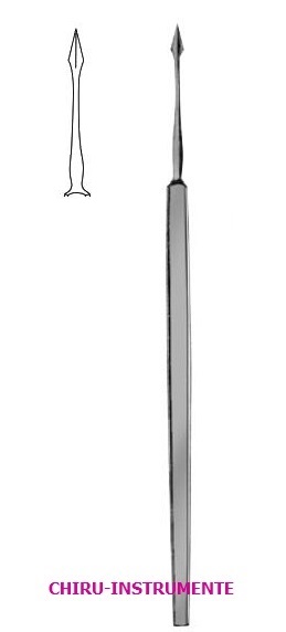 Fremdkörper Nadel, gerade, 13cm
