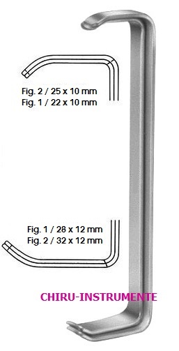 FARABEUF retractor, fig. 1, 11.5 cm (4 ½"), small