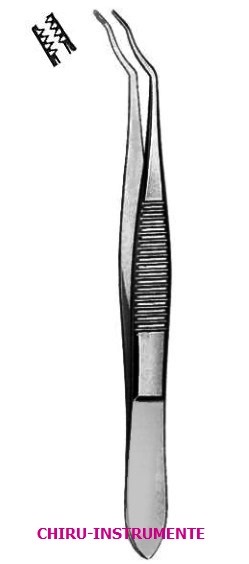 SCHWEIGGER capsular forceps, 10 cm (4"), 4 x 5 teeth